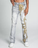 AJ24SK LIGHTNING STACKED JEANS - Wear with style