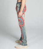 AJ24SK LIGHTNING STACKED JEANS - Wear with style