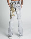 AJ24SK LIGHTNING STACKED JEANS - Wear with style
