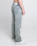 AJ36SL - 2 EMBROIDERED LIGHT BLUE SLIM JEANS - Wear with style