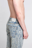 AJ36SL - 2 EMBROIDERED LIGHT BLUE SLIM JEANS - Wear with style