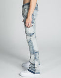 AJ40SK COLOR BLOCK STACKED JEANS - Wear with style