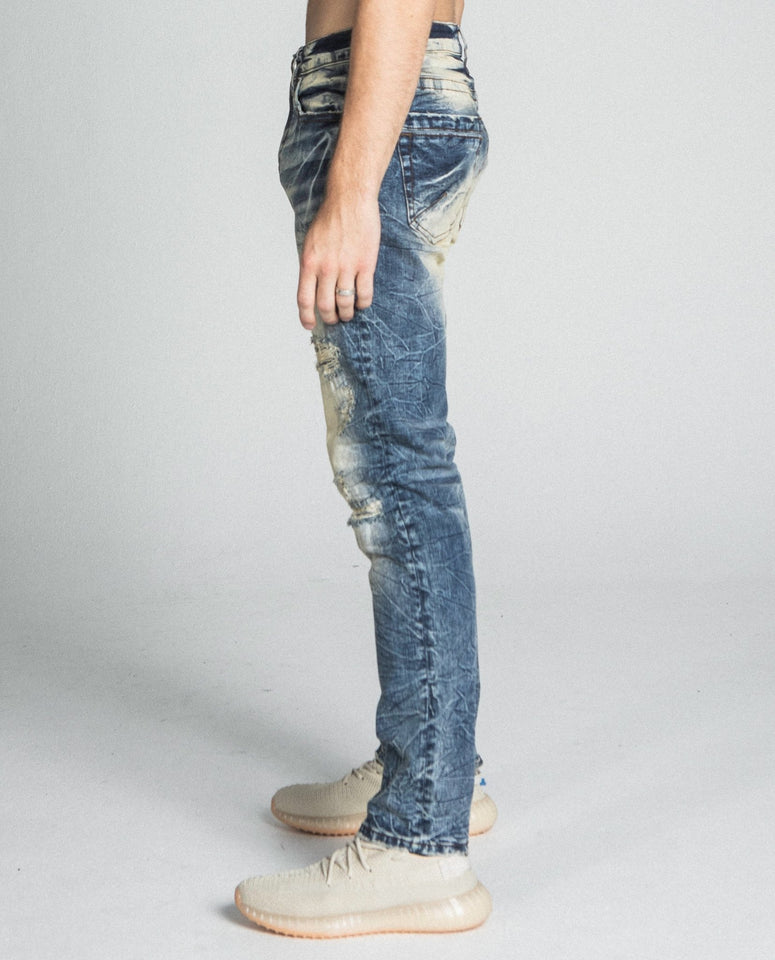 AJ722SL - 1 RIPPED VINTAGE SLIM JEANS - Wear with style