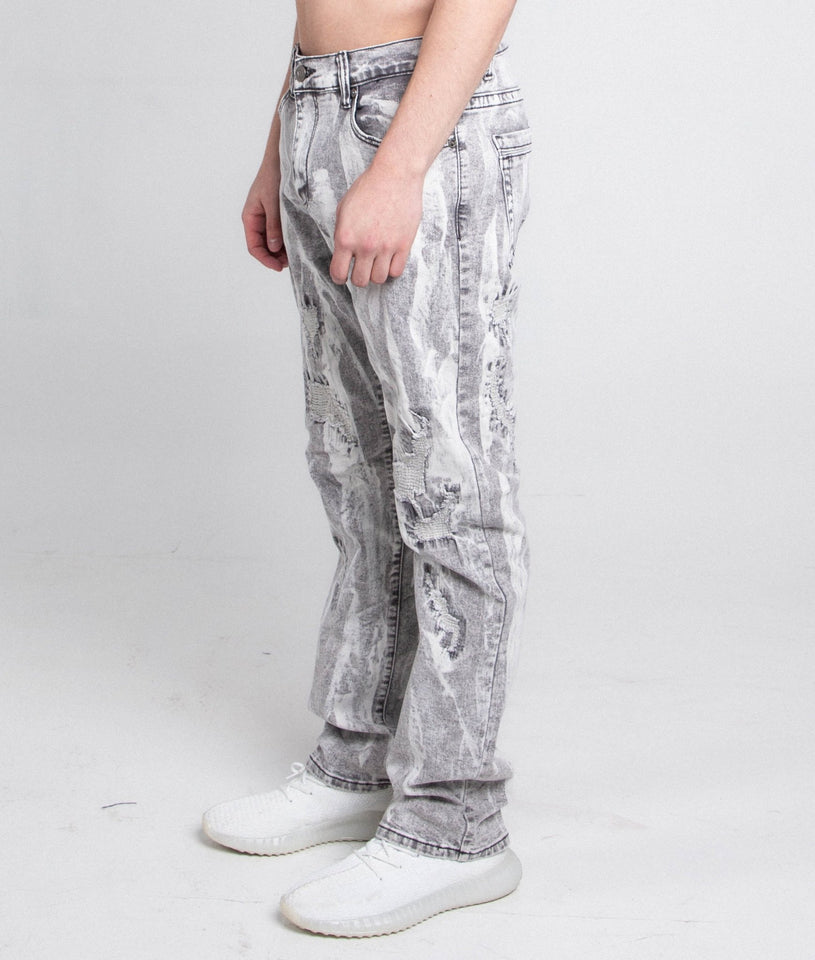 AJ738SL - 3 GREY/WHITE VINTAGE SLIM JEANS - Wear with style