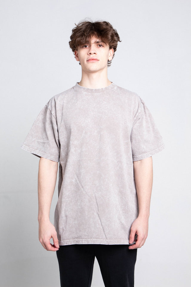 AJPT300GM STONE WASH HEAVY TEE - Wear with style