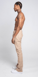 AJS692 LACE LAYERS STACKED JEANS - Wear with style