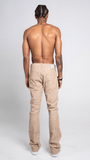 AJS692 LACE LAYERS STACKED JEANS - Wear with style