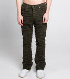 AJS693 EXTREME FRAYED STACKED JEANS - Wear with style