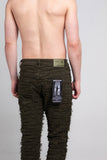 AJS693 EXTREME FRAYED STACKED JEANS - Wear with style
