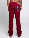 AJS693 EXTREME FRAYED STACKED JEANS - Wear with style