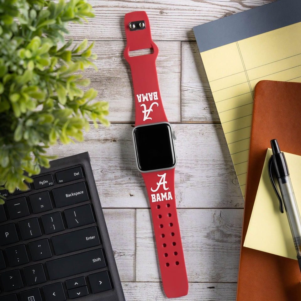 Alabama Crimson Tide HD Apple Watch Band - Wear with style