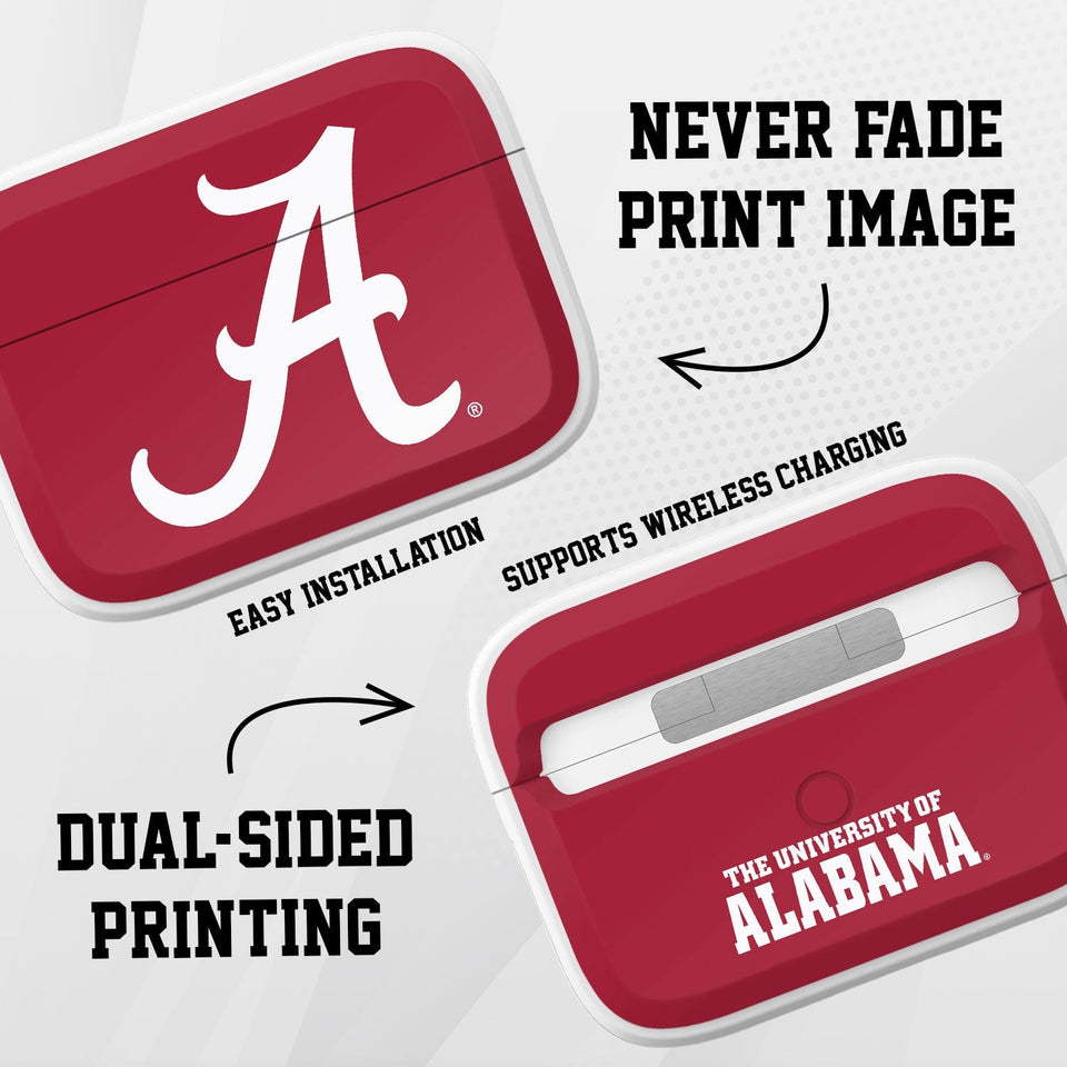 Alabama Crimson Tide HDX Apple Airpods Pro 1 & 2 Case Cover - Wear with style