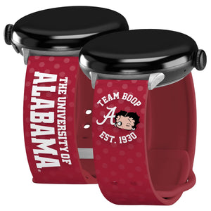 Alabama Crimson Tide X Betty Boop HD Google Pixel Watch Band - Wear with style