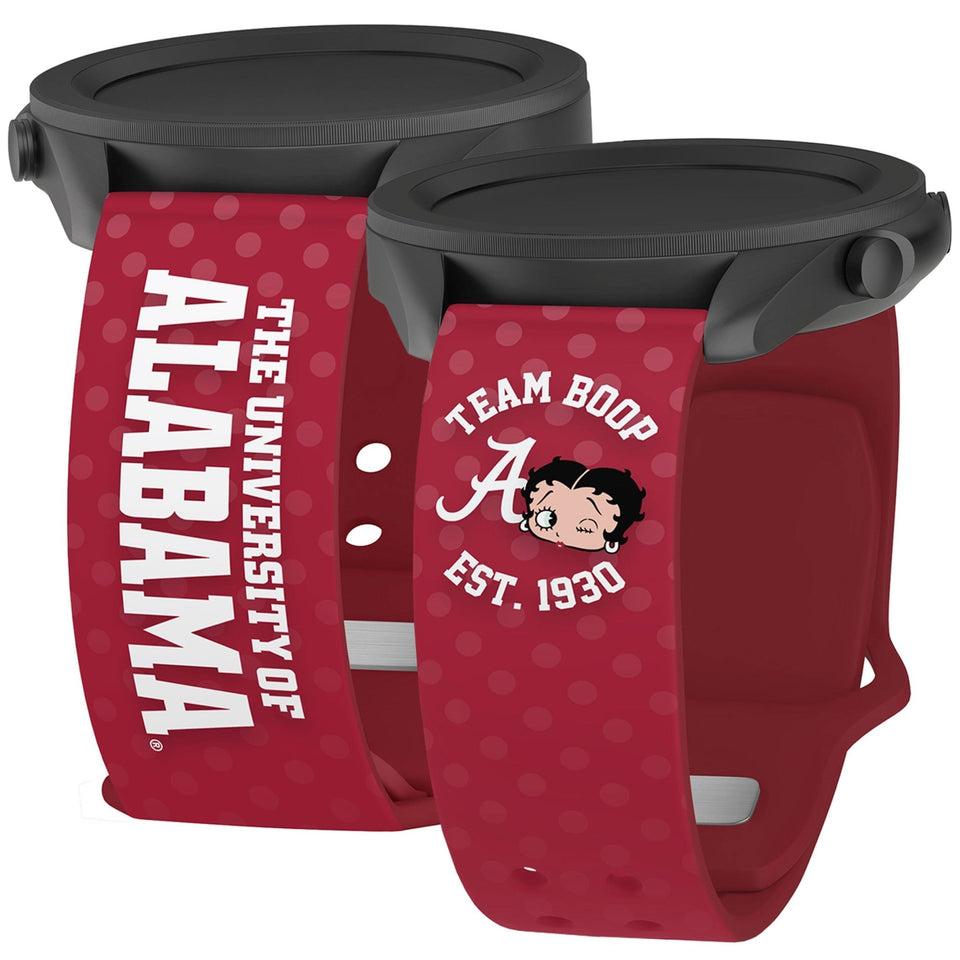Alabama Crimson Tide X Betty Boop HD Watchband for Samsung, Garmin, Fossil, and More - Wear with style