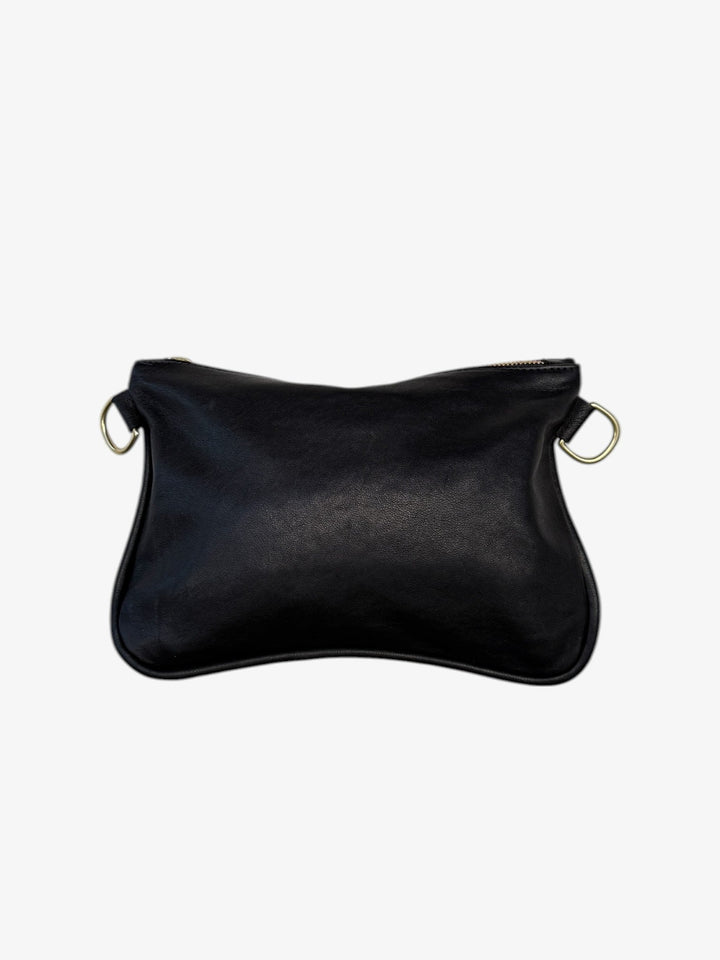 Alice Crossbody Bag, Black Leather - Wear with style