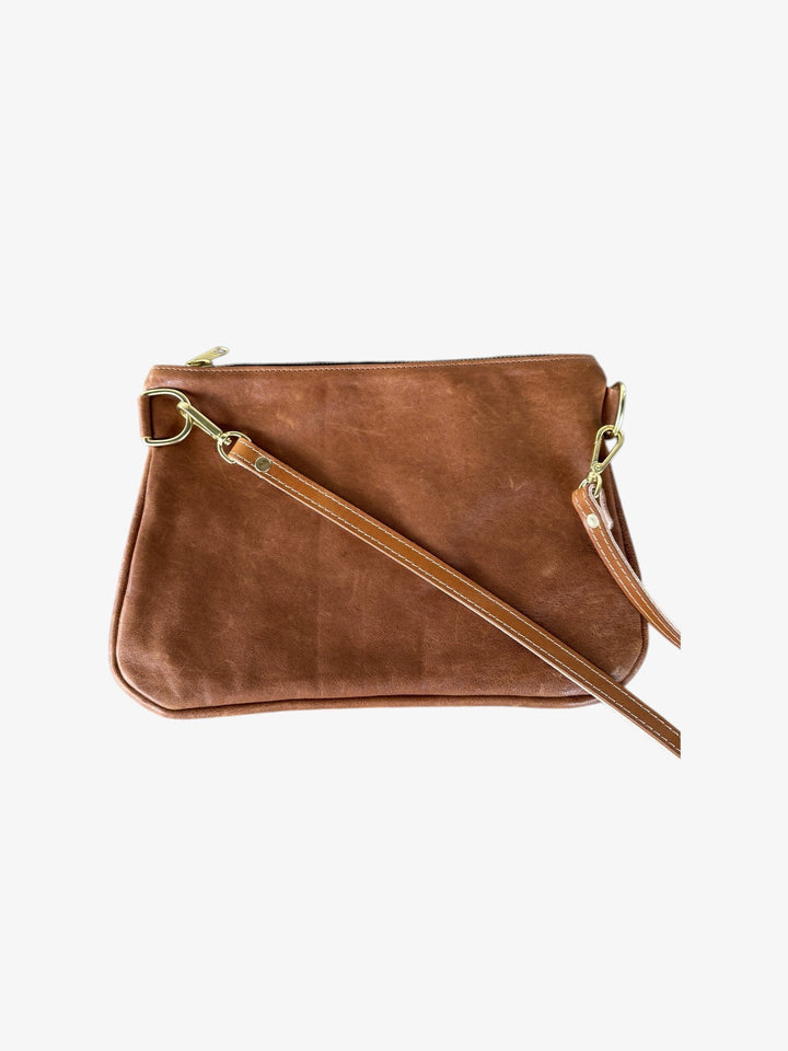 Alice Crossbody Bag, Brown Leather - Wear with style