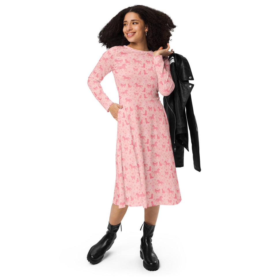 Zoe Dress – Pink Rodeo