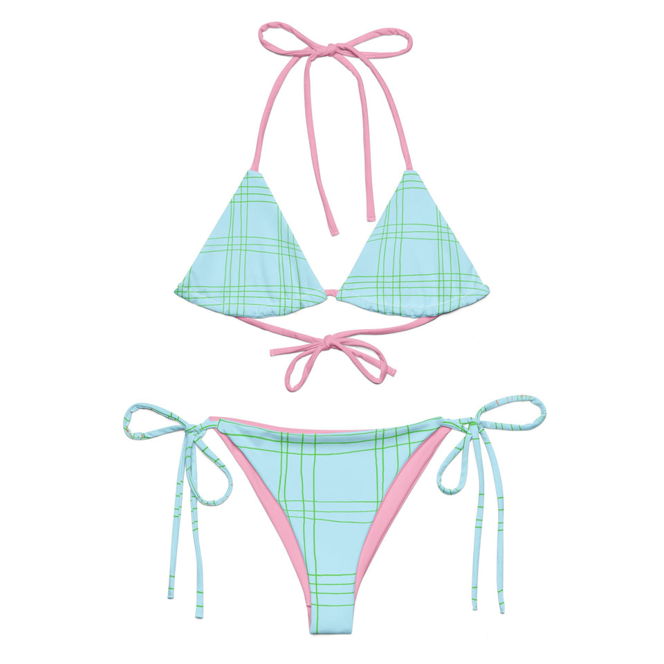 Coastal Plaid Bikini