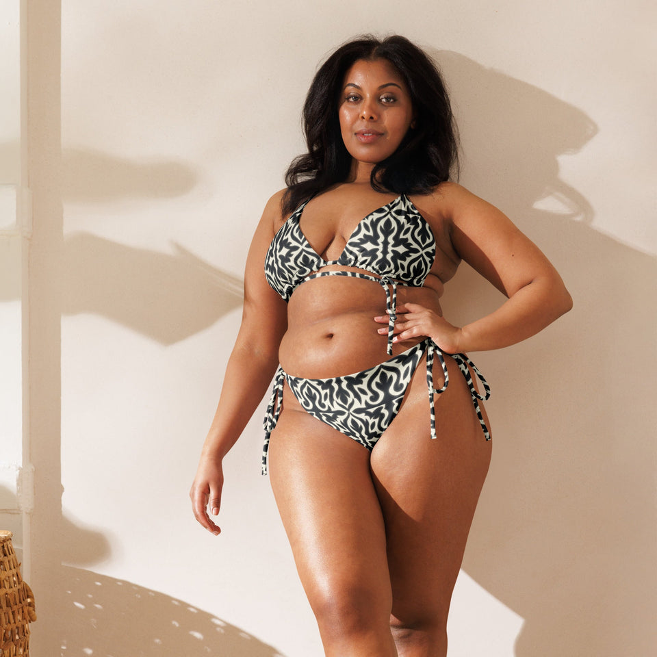Maison Black string bikini