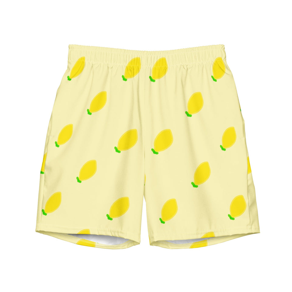 Lemon Swim Trunks