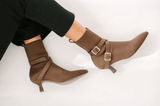 Alma Booties Brown - Wear with style