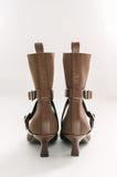 Alma Booties Brown - Wear with style