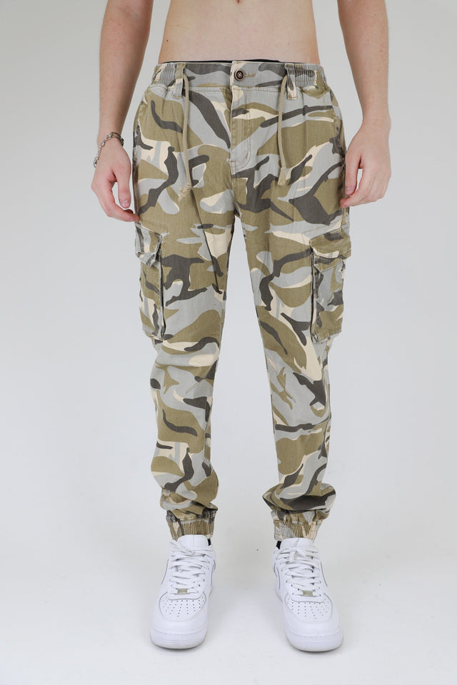 AR1001 LIGHT CAMO CARGO JOGGERS - Wear with style