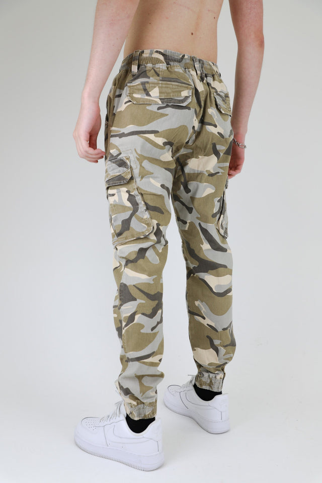 AR1001 LIGHT CAMO CARGO JOGGERS - Wear with style
