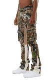 AR699 - 5 CAMOUFLAGE/WHITE STACKED JEANS - Wear with style
