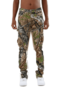 AR699 - 5 CAMOUFLAGE/WHITE STACKED JEANS - Wear with style