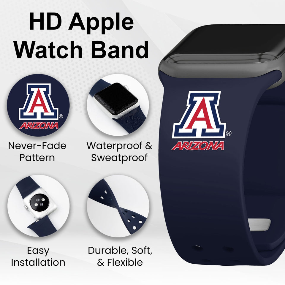 Arizona Wildcats HD Apple Watch Band - Wear with style