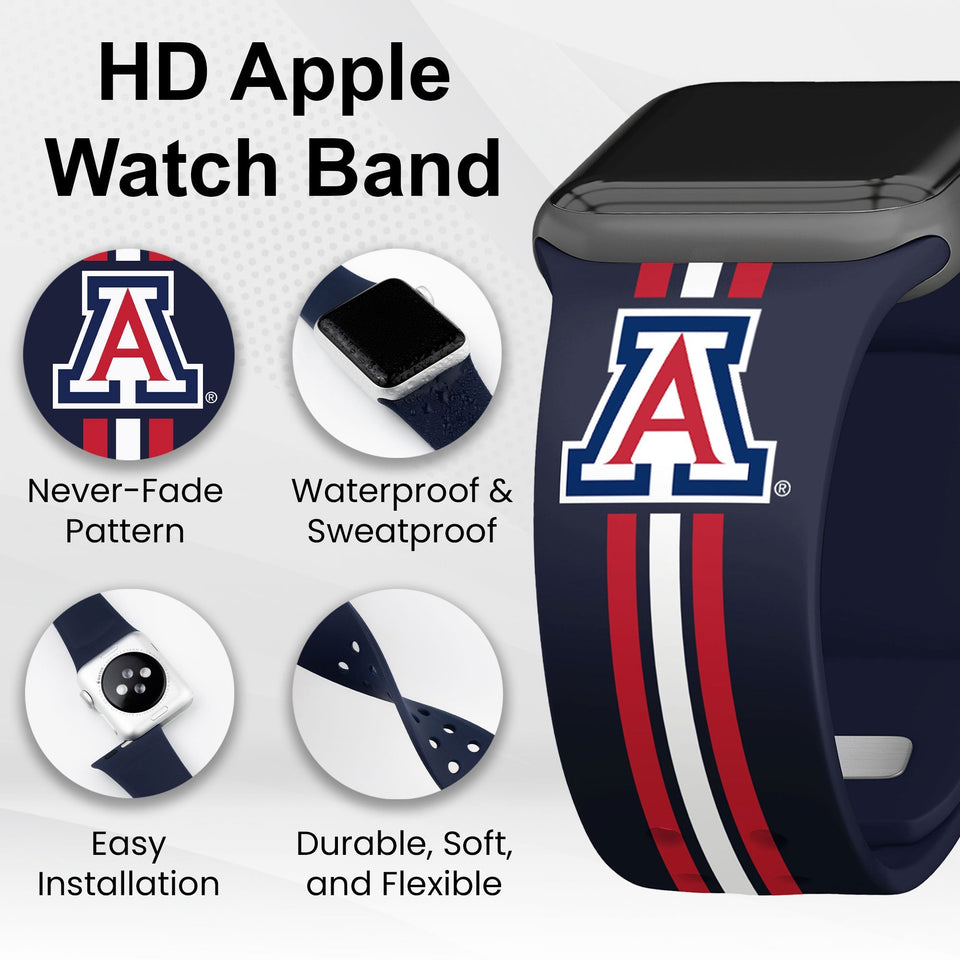 Arizona Wildcats HD Apple Watch Band - Wear with style