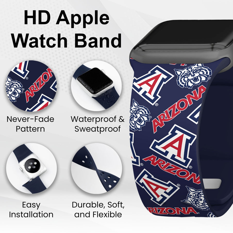 Arizona Wildcats HD Apple Watch Band - Wear with style
