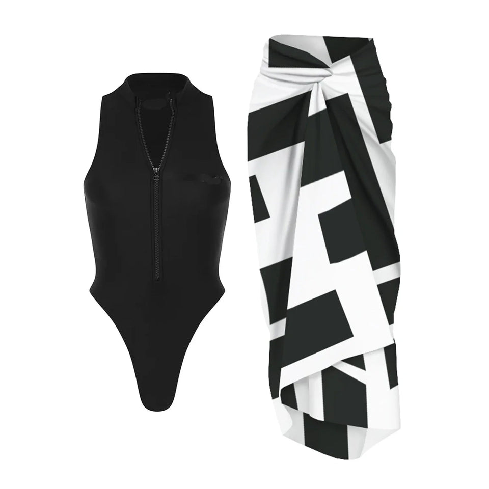 Ash UV Protection one piece Swimwear for Women - Wear with style
