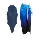 Ash UV Protection one piece Swimwear for Women - Wear with style