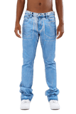 ASJ08 FOIL WASH STACKED JEANS - Wear with style