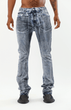 ASJ08 FOIL WASH STACKED JEANS - Wear with style