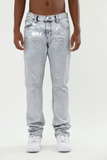 ASJ08 FOIL WASH STACKED JEANS - Wear with style