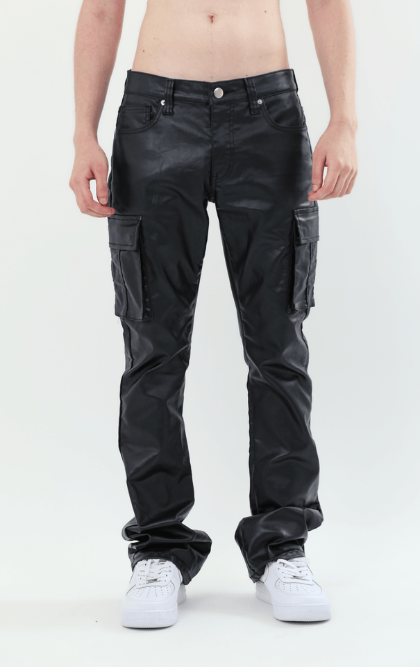 ASJ8069 METALLICA DIP STACKED JEANS - Wear with style