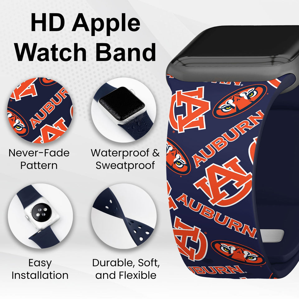 Auburn Tigers HD Apple Watch Band - Wear with style