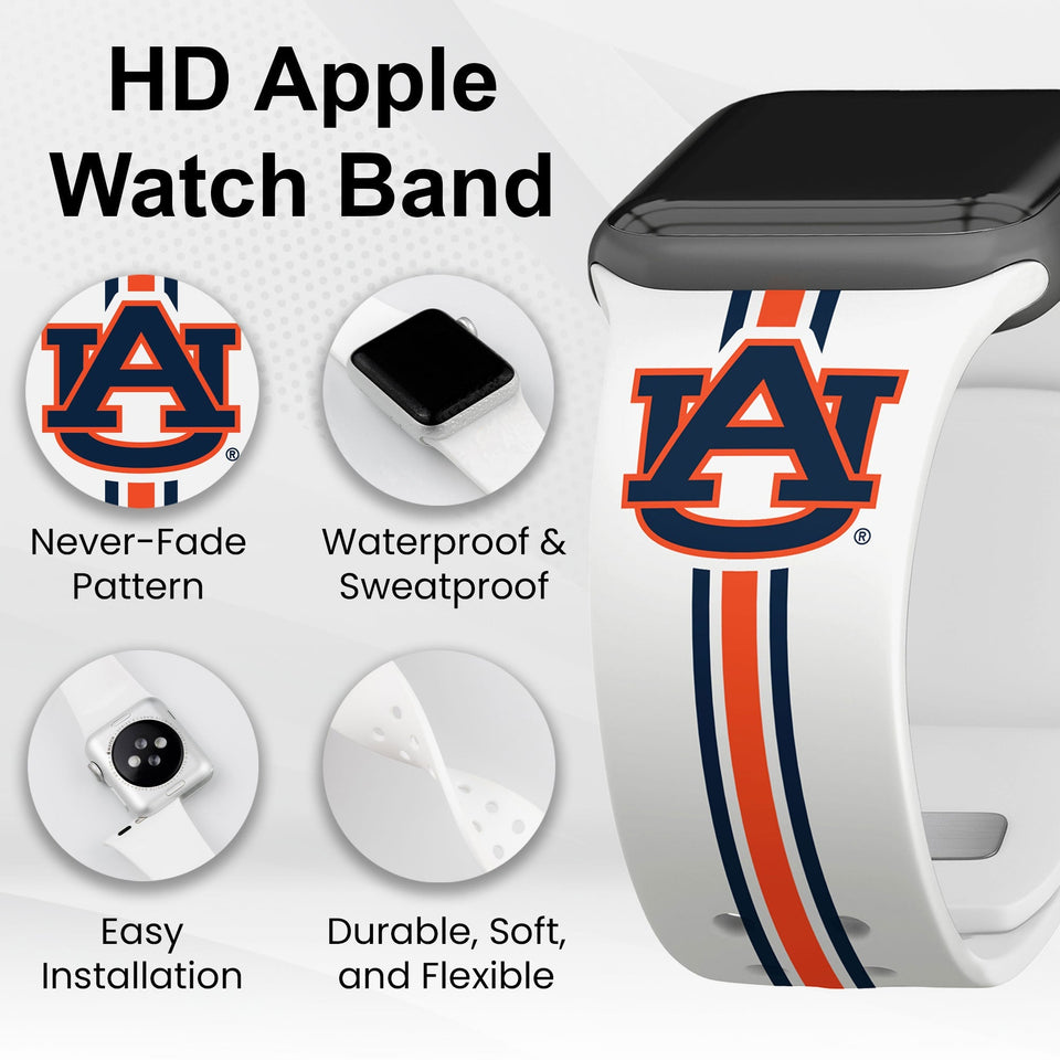 Auburn Tigers HD Apple Watch Band - Wear with style