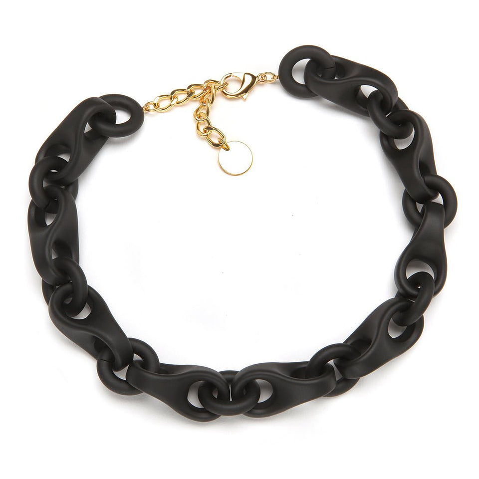 Audrey Barile Necklace Matte Black - Wear with style