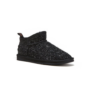 COSY ULTRA SHORT GLITTER BLACK
