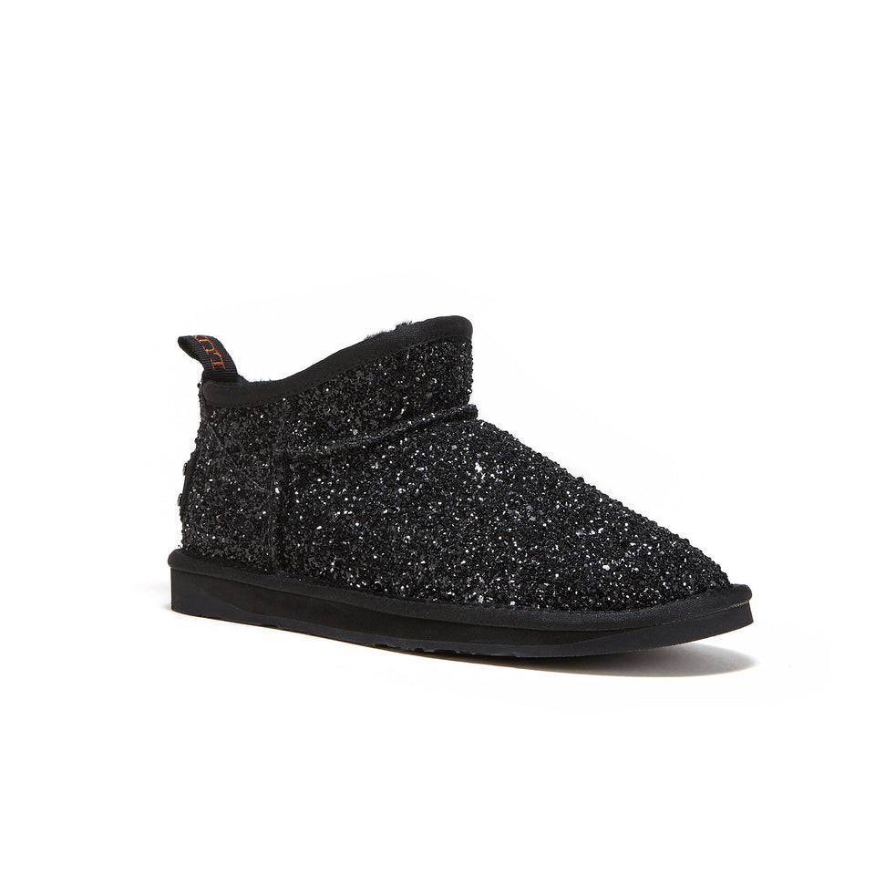 COSY ULTRA SHORT GLITTER BLACK