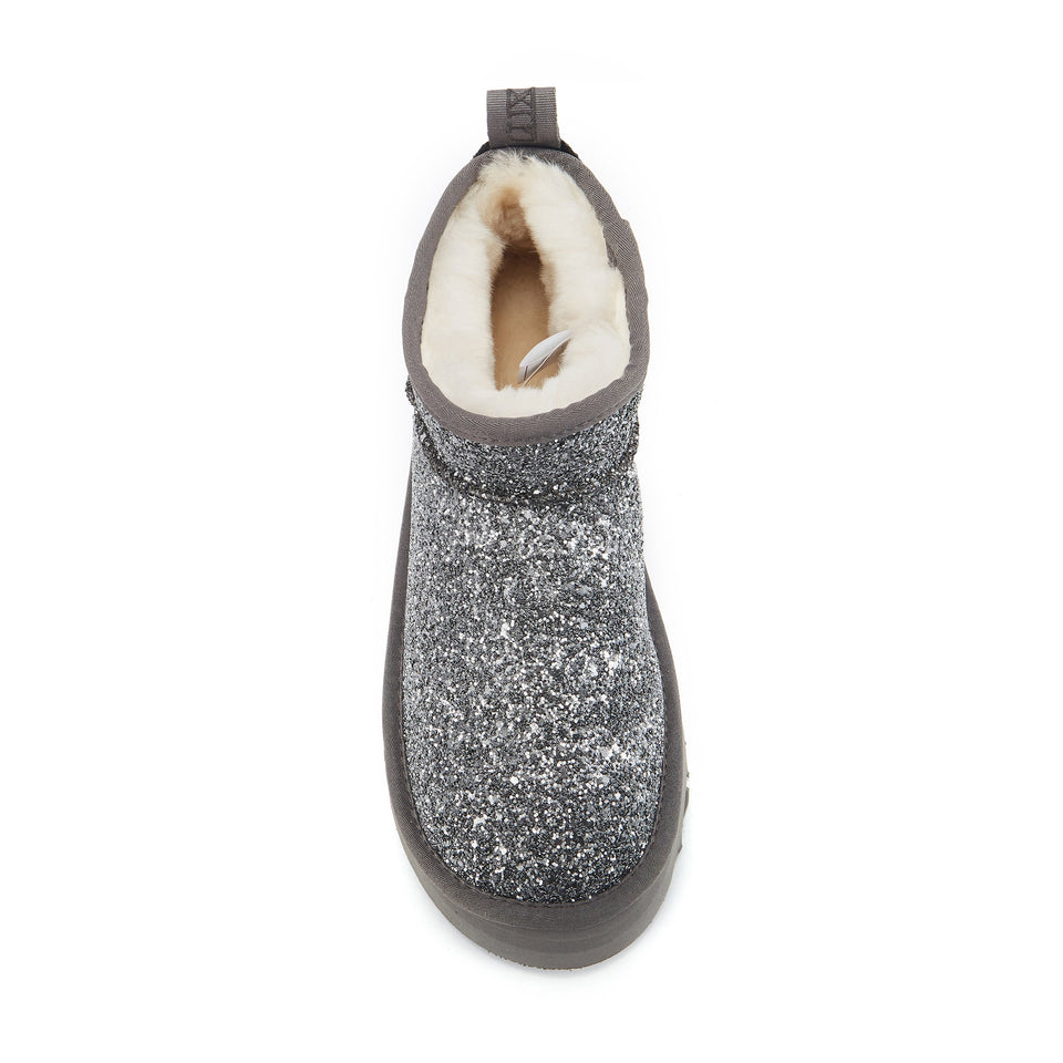 COSY ULTRA PLATFOAM GLITTER PEWTER