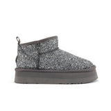 COSY ULTRA PLATFOAM GLITTER PEWTER