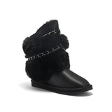 ATILLA SHORT SATIN BLACK