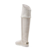 SLOUCH TALL SATIN PALE