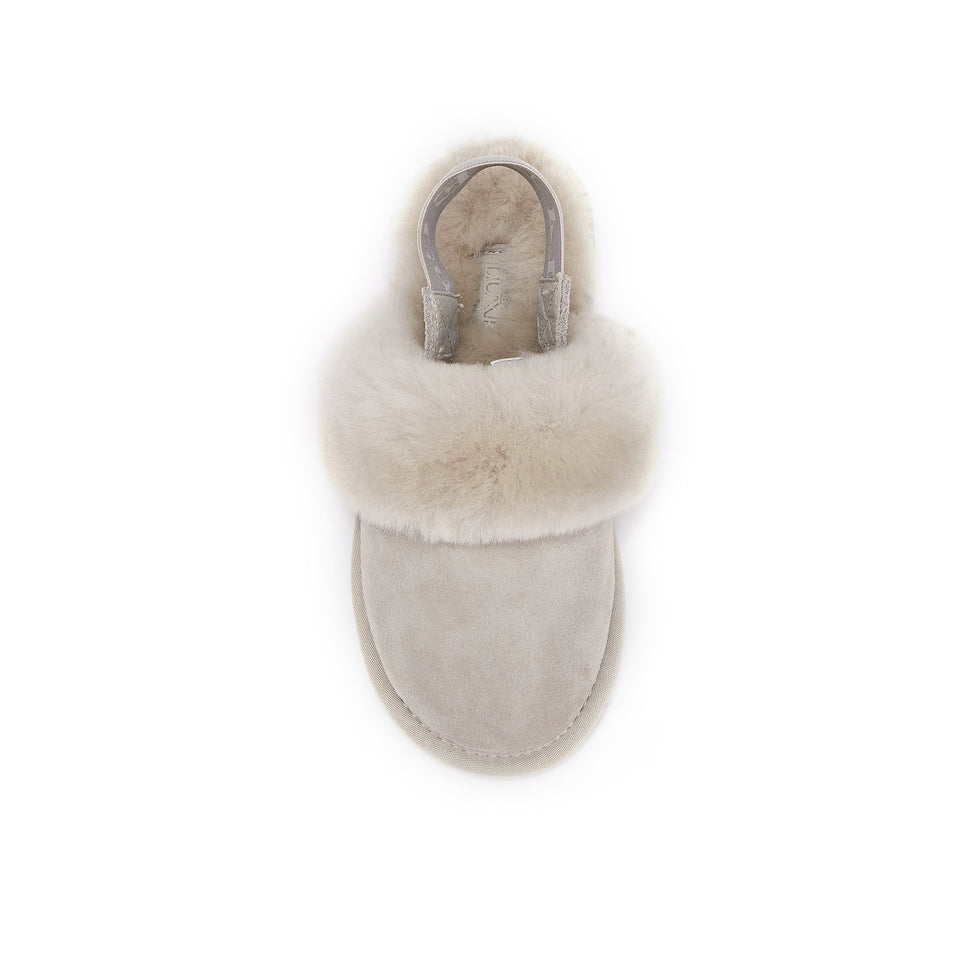 KIDS SLINGBACK MULE ICE GRAY (ELASTIC)