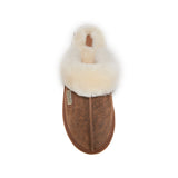CLOSED MULE AVIATOR CHESTNUT